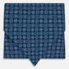 View 1 of product Dark Navy Floral Tile Pattern Printed Silk Cravat