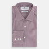 View 5 of product Burgundy Micro Check Mayfair Shirt