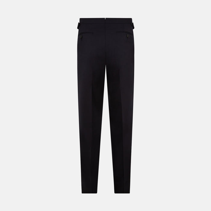 Long Navy Single Breasted Suit Image 5