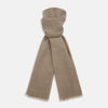 Camel and Cognac Cashmere Scarf