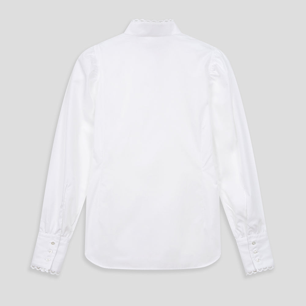 Turnbull and The Deck White Cotton Expressionist Shirt