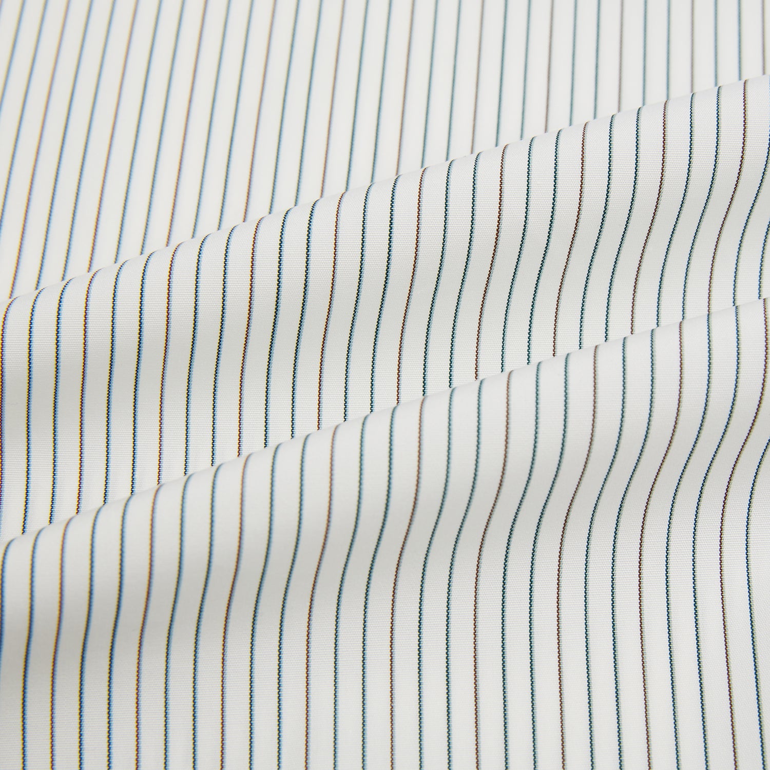 View 6 of product Green and Brown Ticking Stripe Mayfair Shirt