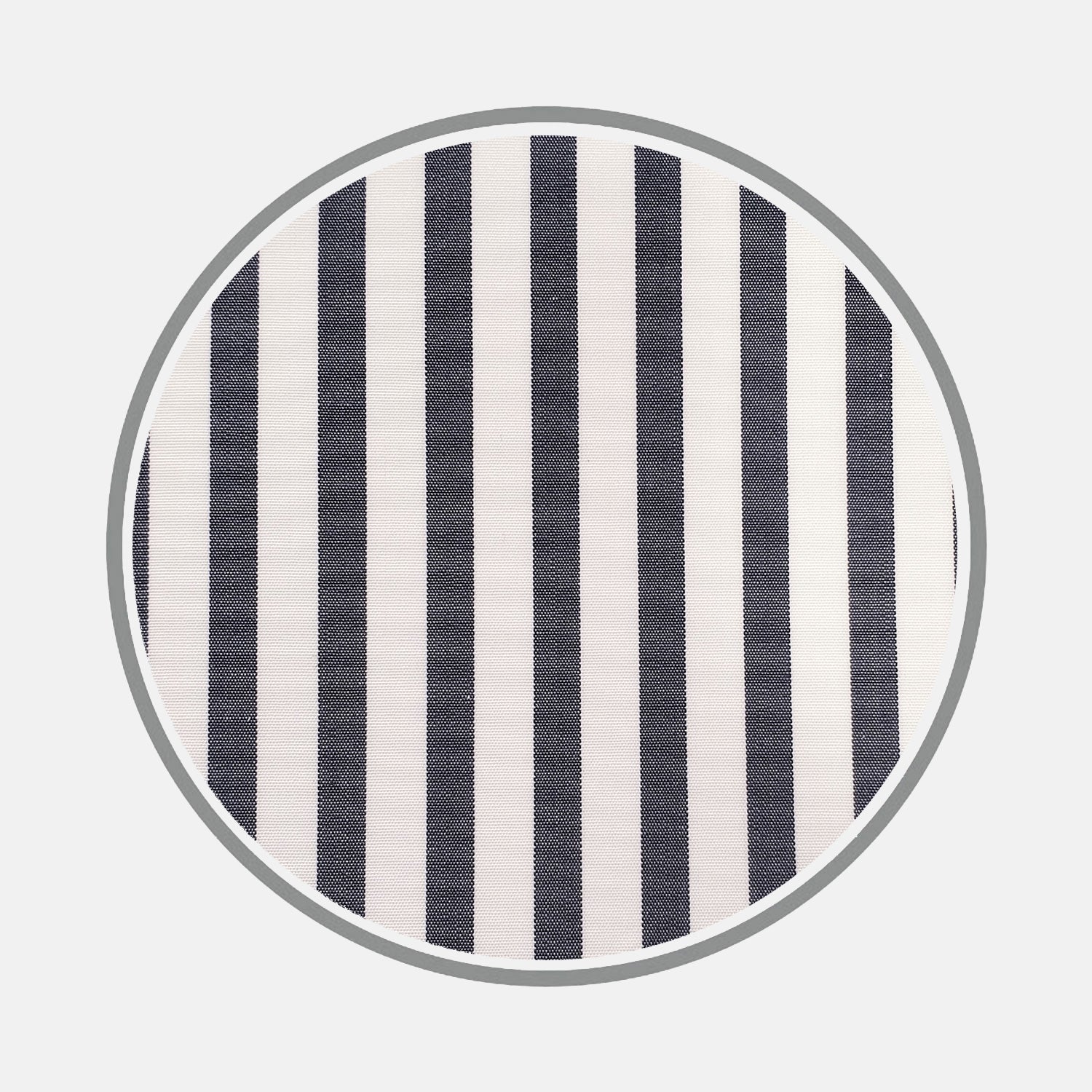 View 2 of product Black Candy Stripe Cotton Fabric