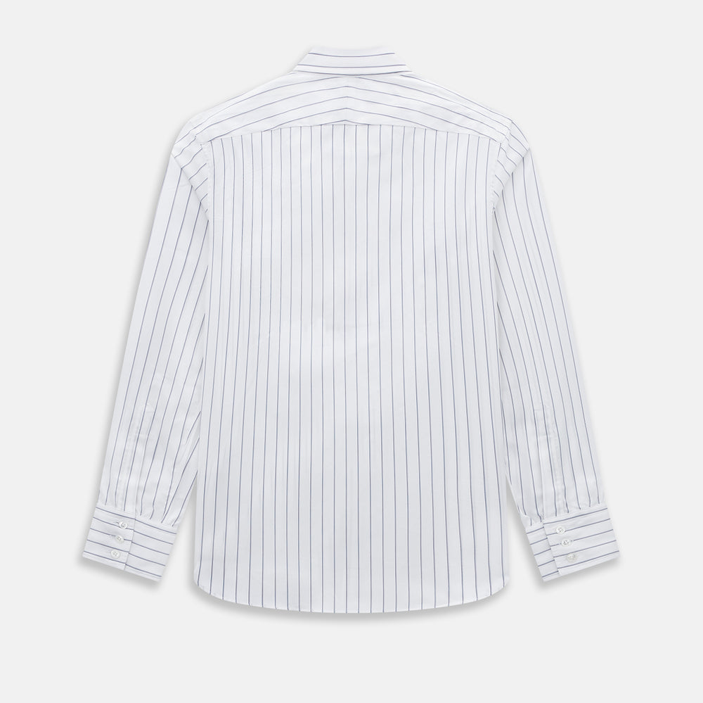 Dark Navy Double-Pinstripe Westminster Shirt