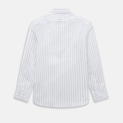 Dark Navy Double-Pinstripe Westminster Shirt Image 2