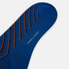 View 3 of product Royal Blue/orange Diagonal Striped Long Socks