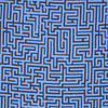 View 3 of product Blue Maze Silk Pocket Square
