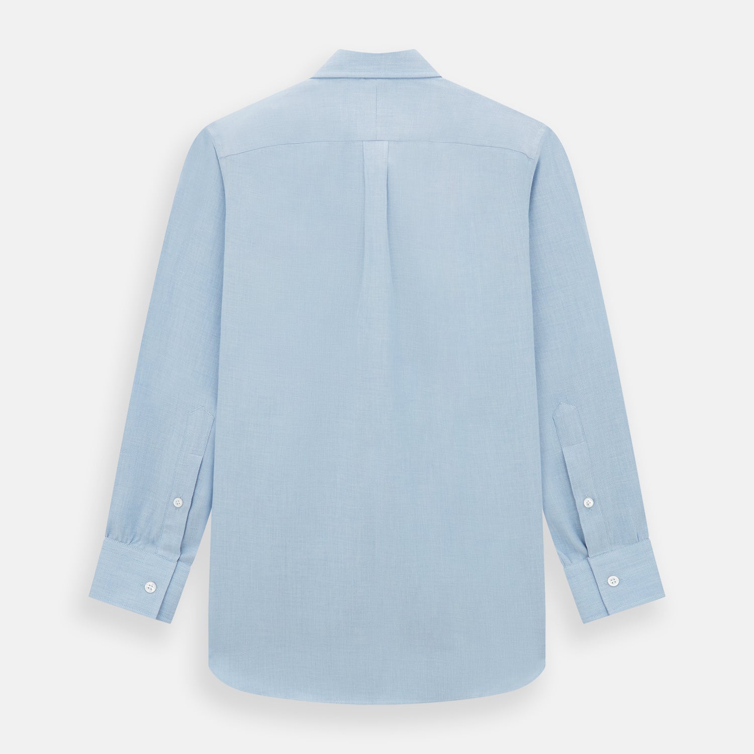 View 6 of product Pale Blue Cotton Cashmere Dorset Collar Richmond Shirt
