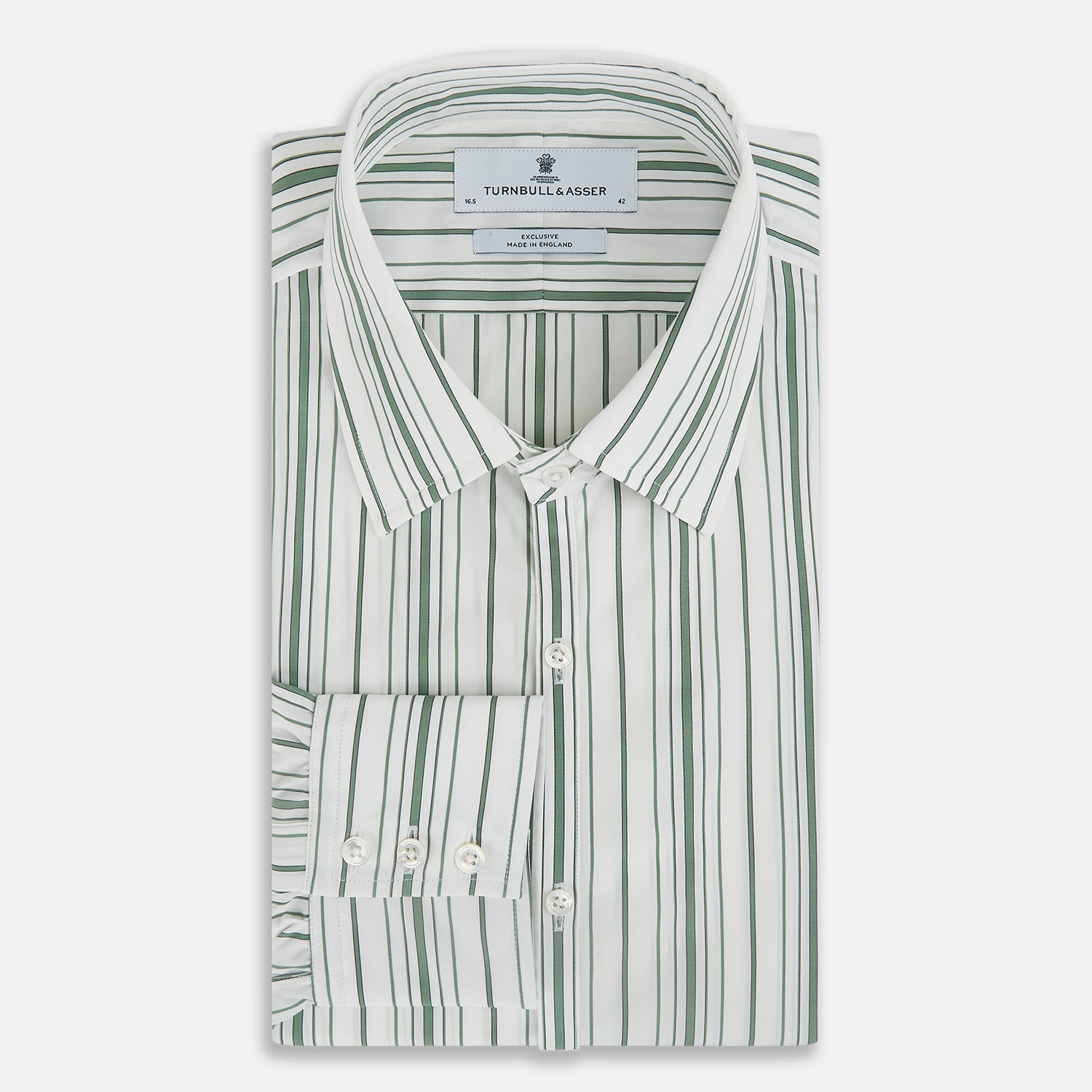 View 5 of product SAGE GREEN MULTI STRIPE WESTMINSTER SHIRT