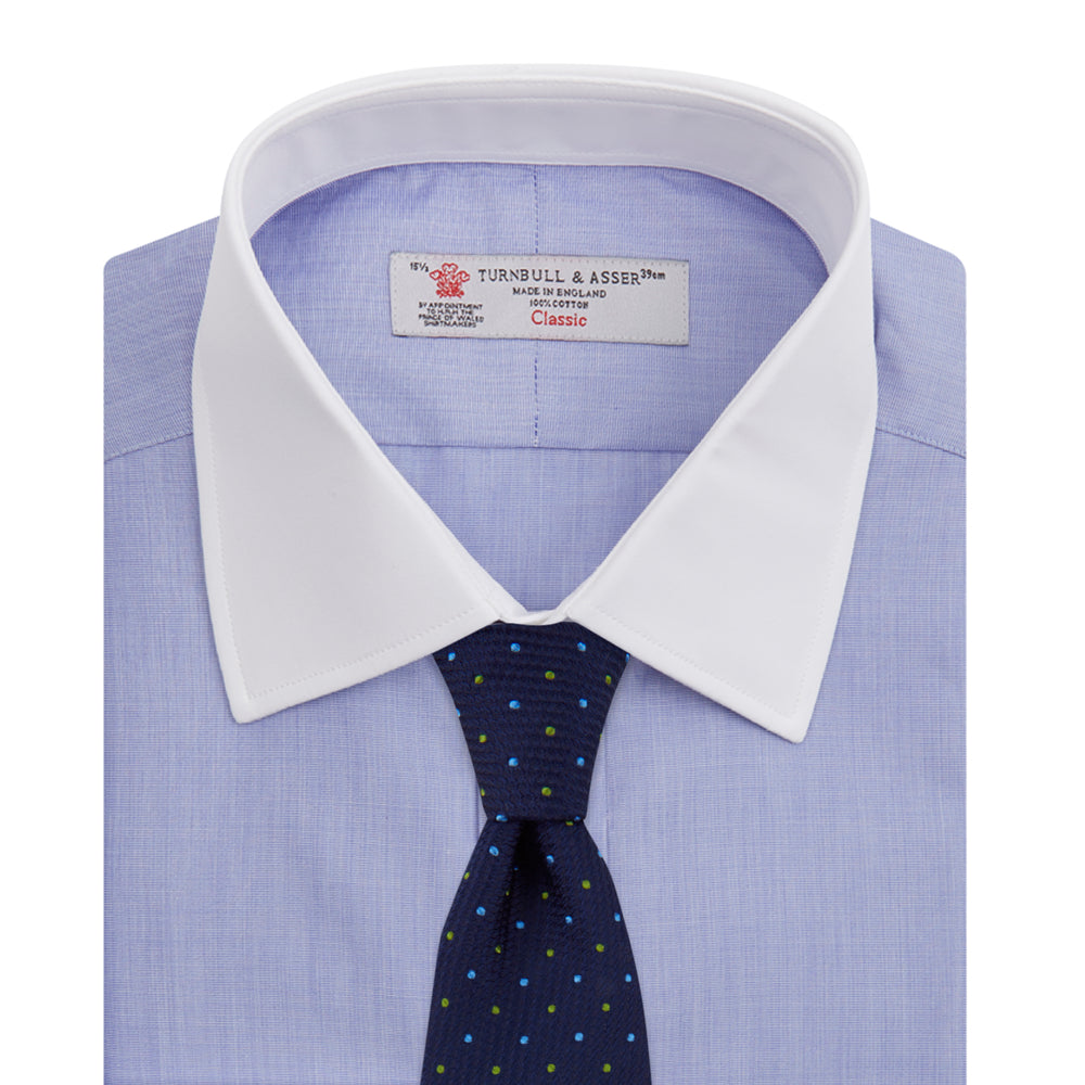 The Wall Street Shirt with White T&A Collar as seen on Gordon Gekko