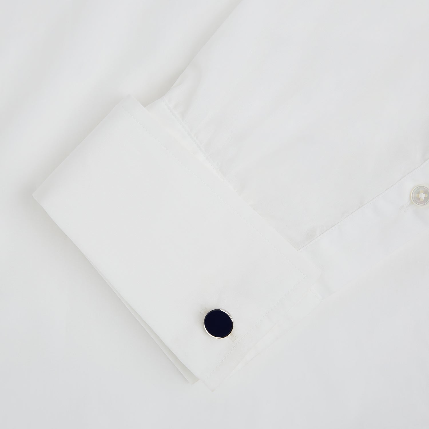 View 3 of product Navy Circle Cufflinks