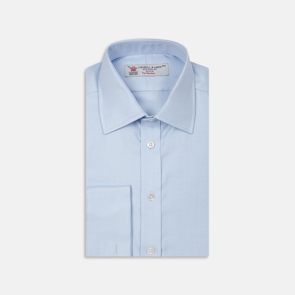 Sky Blue Fine Twill Cotton Fabric