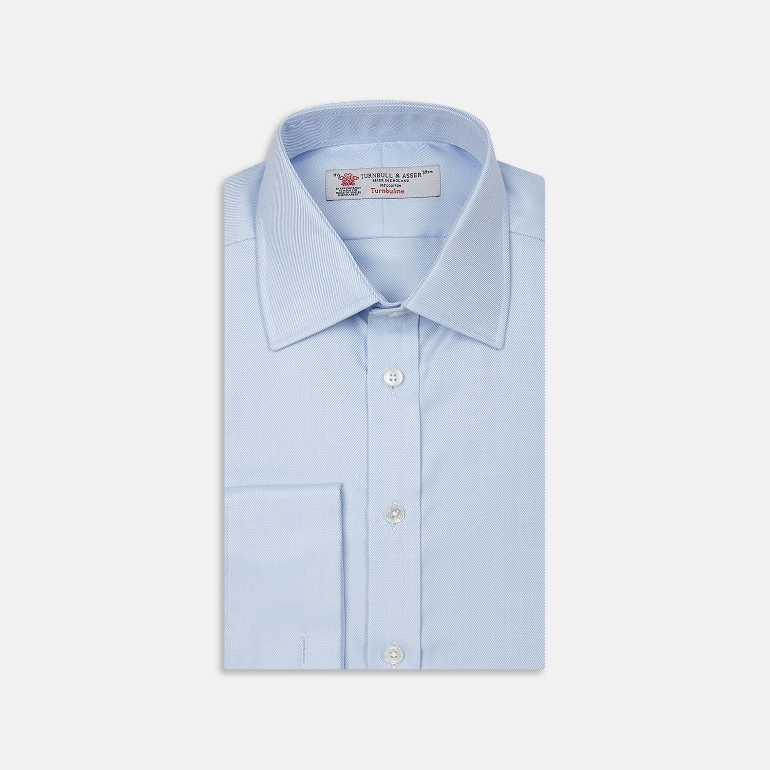 View 2 of product Sky Blue Fine Twill Cotton Fabric