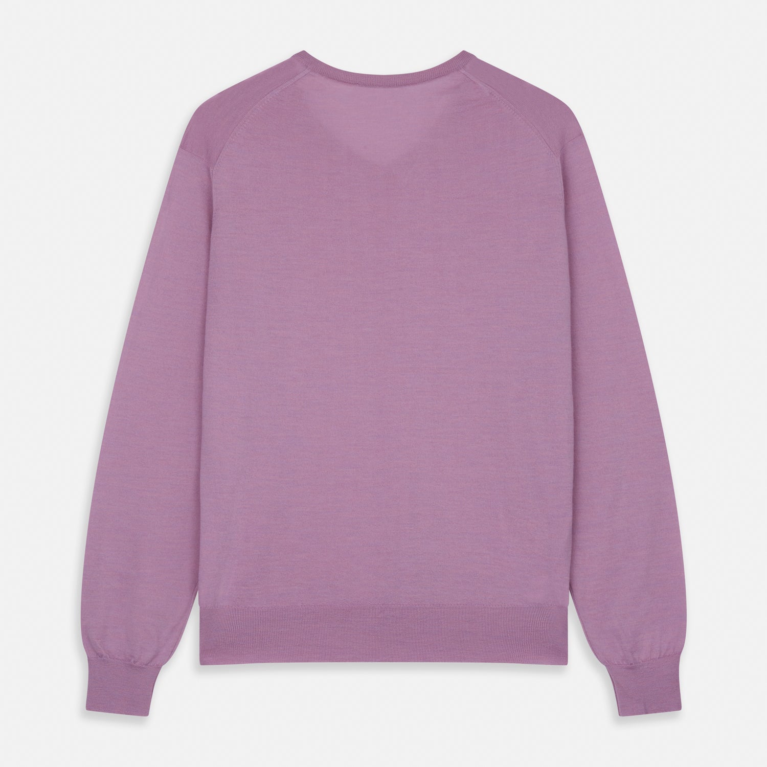 Pink Merino Kennedy V-Neck Jumper