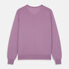 View 3 of product Pink Merino Kennedy V-Neck Jumper