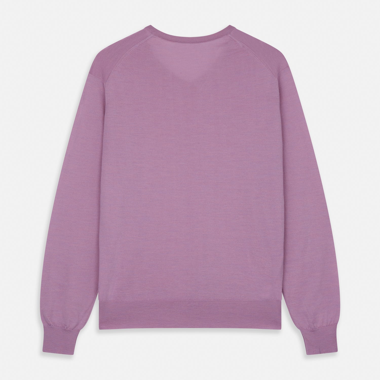 View 3 of product Pink Merino Kennedy V-Neck Jumper