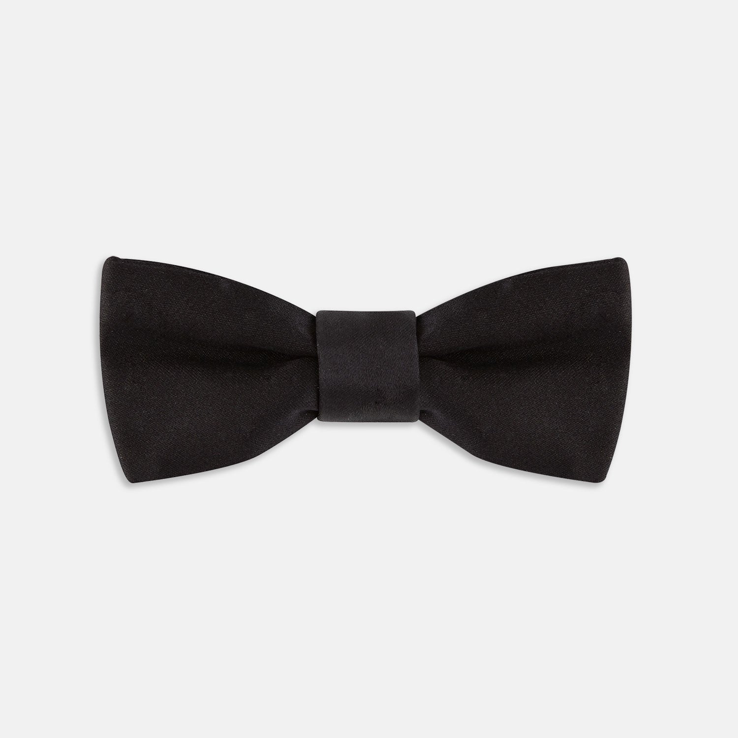 View 1 of product Black Batwing Satin Bow Tie