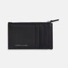 View 1 of product Navy Leather Zip Coin and Card Holder