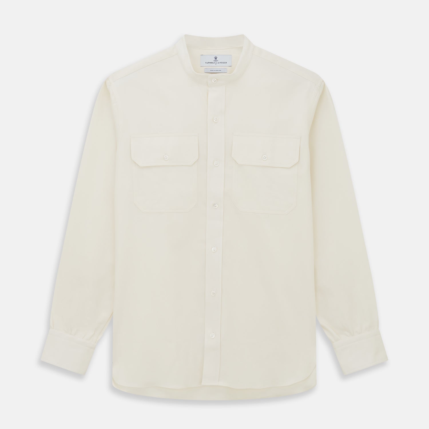 View 1 of product Cream Cotton Weekend Fit Unwin Shirt
