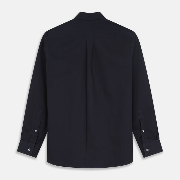 Navy Weekend Fit Hayne Shirt With Dorset Collar And 1-Button Cuffs Image 2