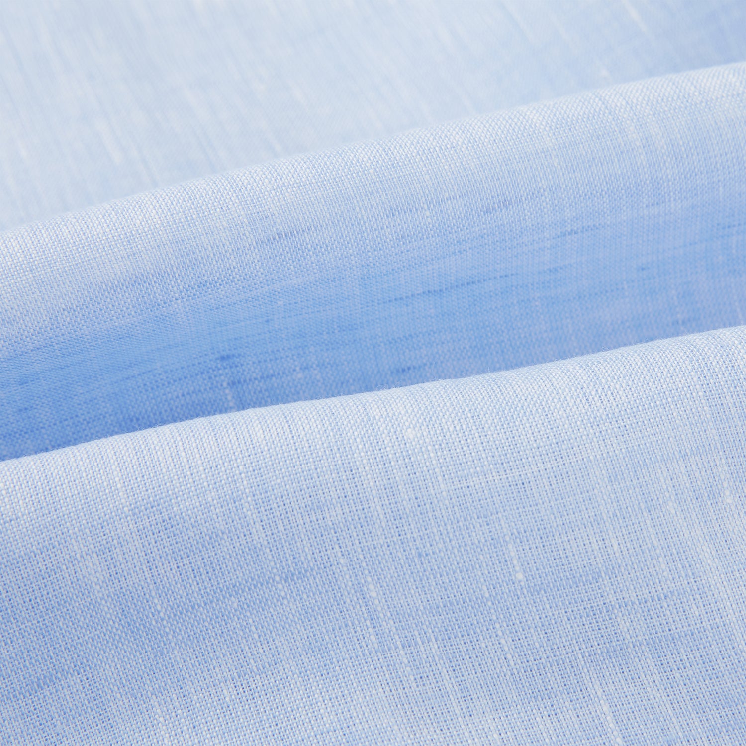 View 6 of product Pale Blue Linen Pyjama Shirt