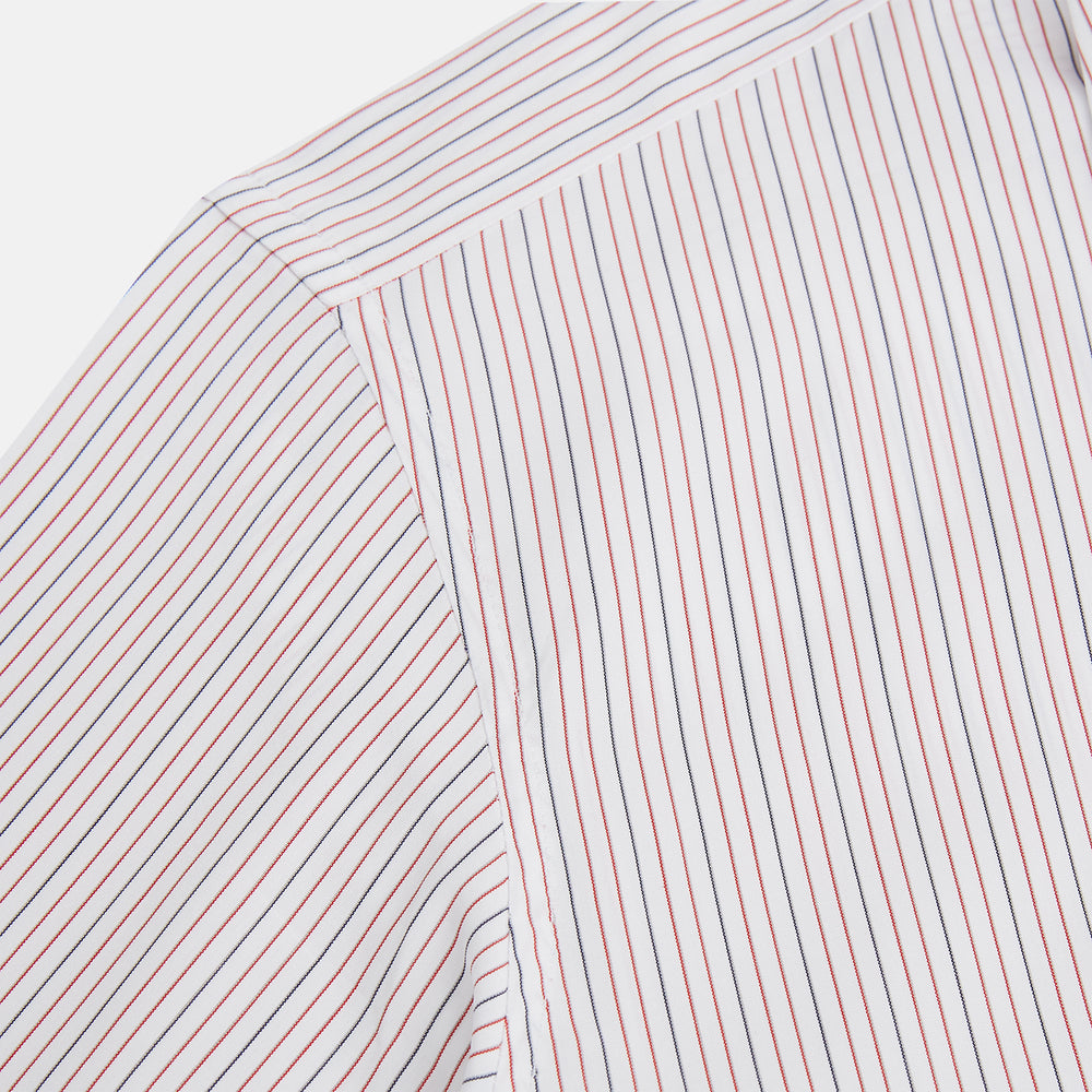 Red and Blue Ticking Stripe Westminster Shirt