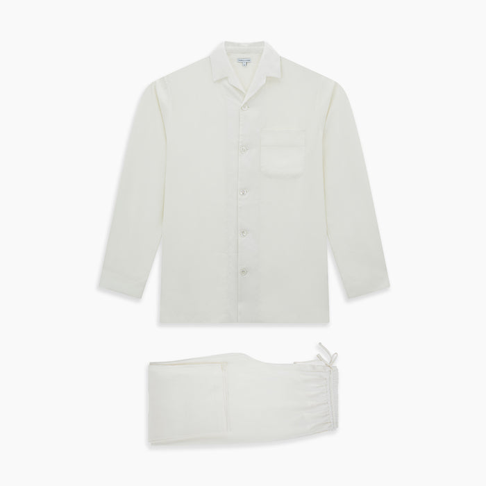 Cream Silk Pyjama Set Image 7