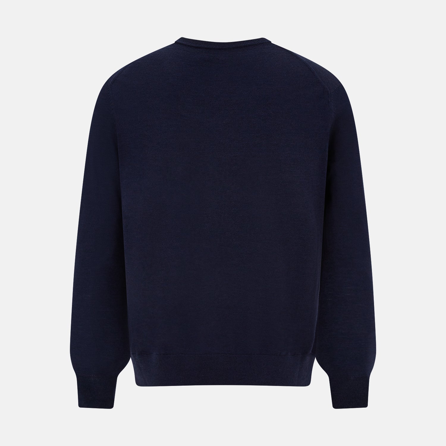 Navy Fine Merino V-Neck Jumper