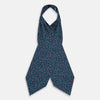 View 2 of product Multicoloured Dark Navy Circle Silk Cravat