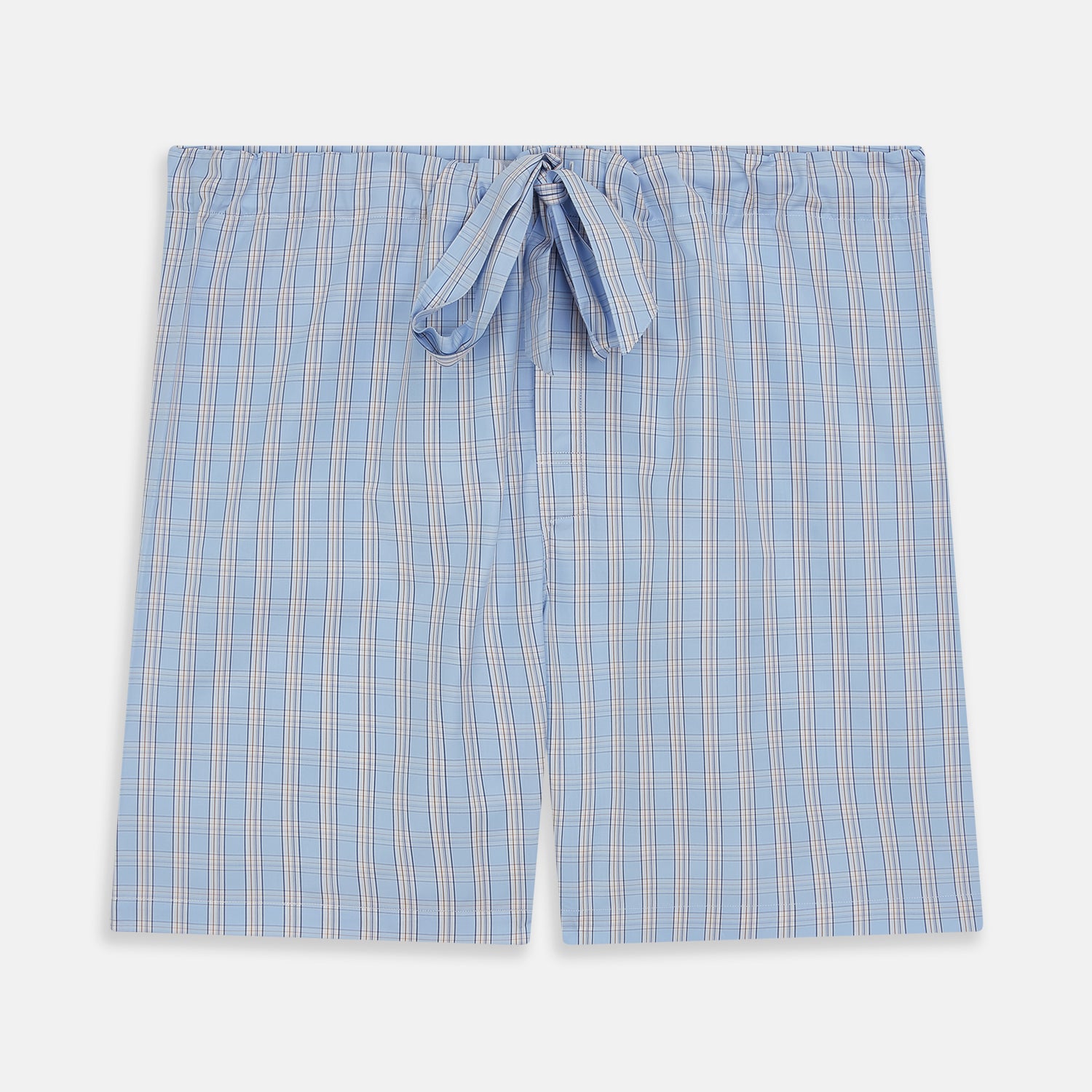 View 1 of product Pale Blue Multi Check Cotton Duffield Pyjama Shorts