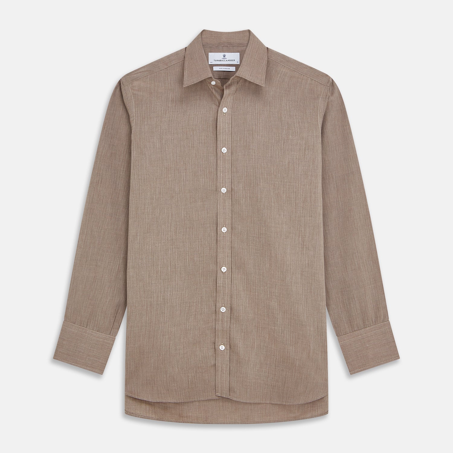 View 1 of product Camel Cotton Melange Regular Fit Mayfair Shirt
