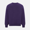 Purple Cashmere Round Neck Jumper