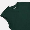View 2 of product Petrol Green Fine Merino V-Neck Vest