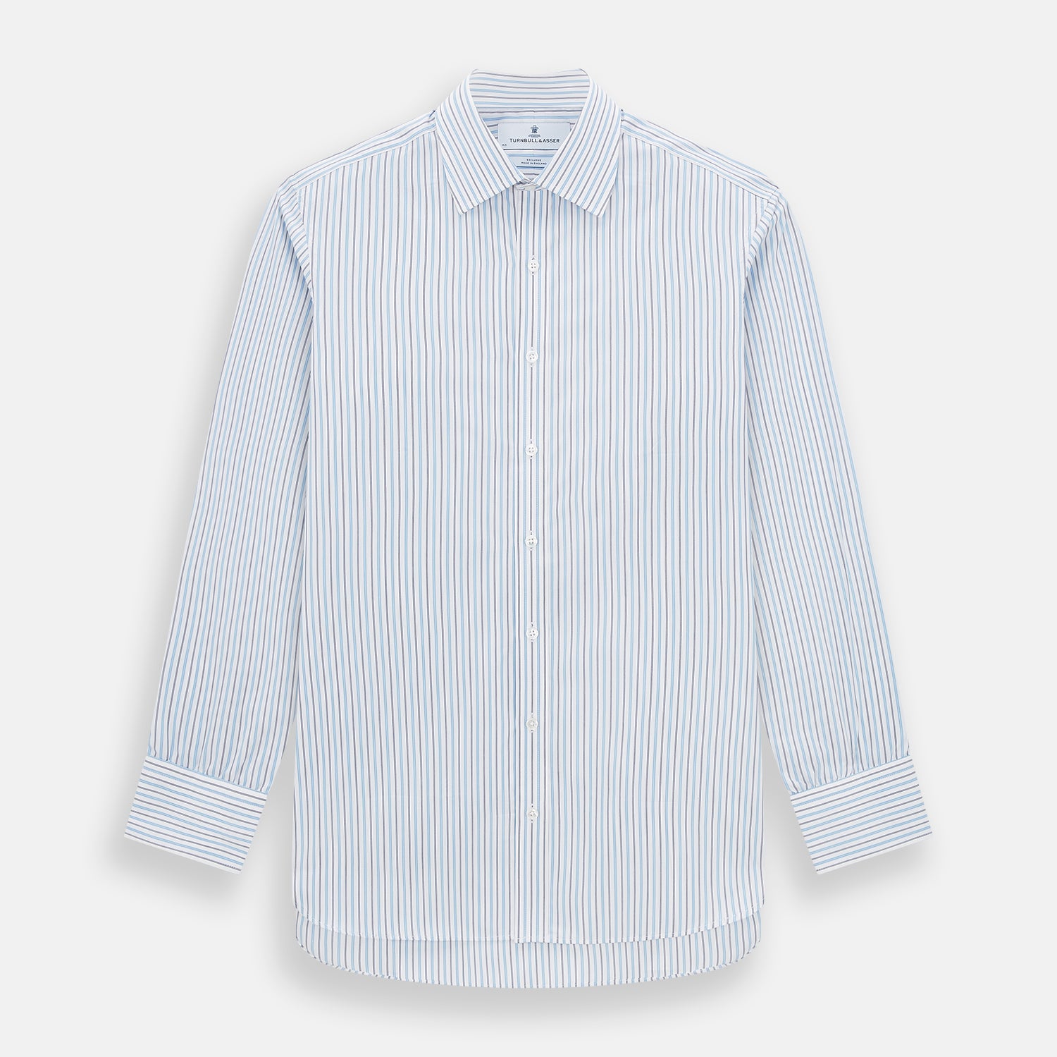 View 1 of product Blue Multi Halo Stripe Mayfair Shirt
