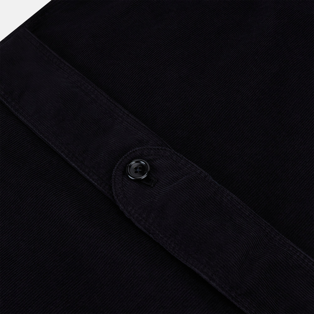 Navy Kingston Corduroy Caban Jacket