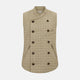 Sand Double-Breasted Quilted Gilet