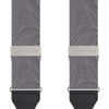 View 2 of product Silver Paisley Adjustable Silk Braces