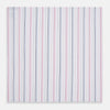 View 3 of product Hand Rolled Pink and Blue Multi Stripe Handkerchief