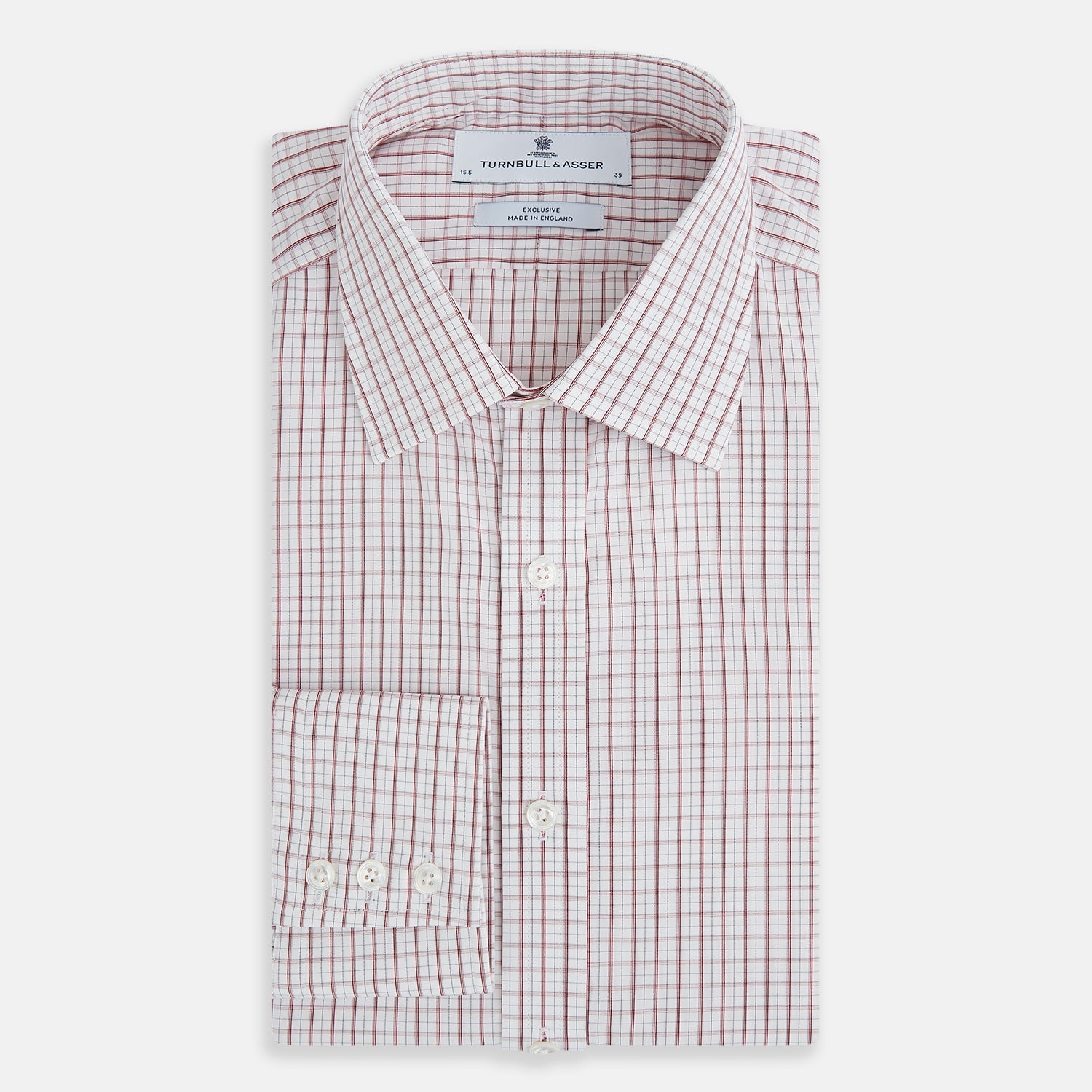 View 5 of product Red Tattersall Check Mayfair Shirt