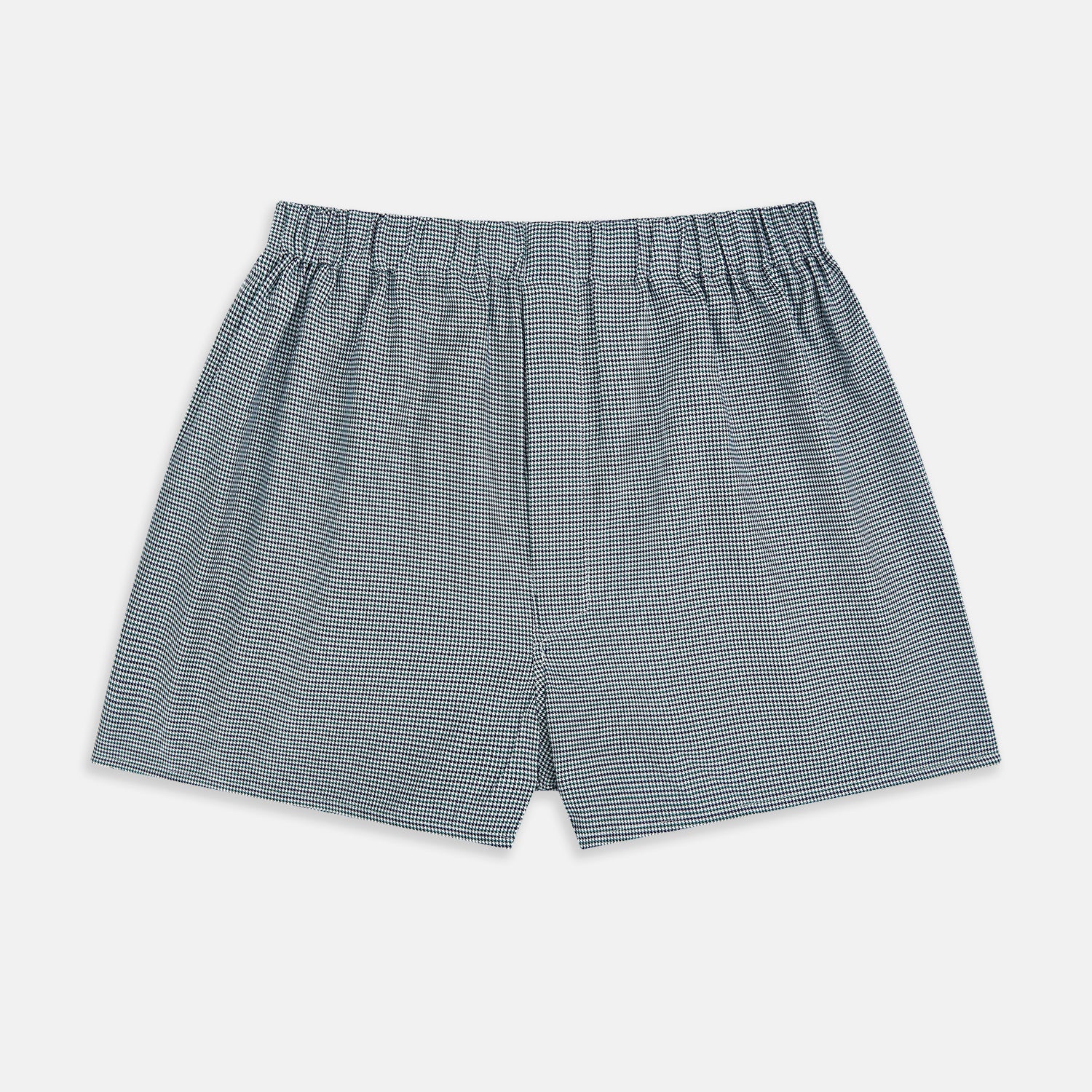 View 1 of product Green Houndstooth Godfrey Boxer Shorts