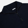 View 2 of product Midnight Blue Half-Zip Cashmere Jumper
