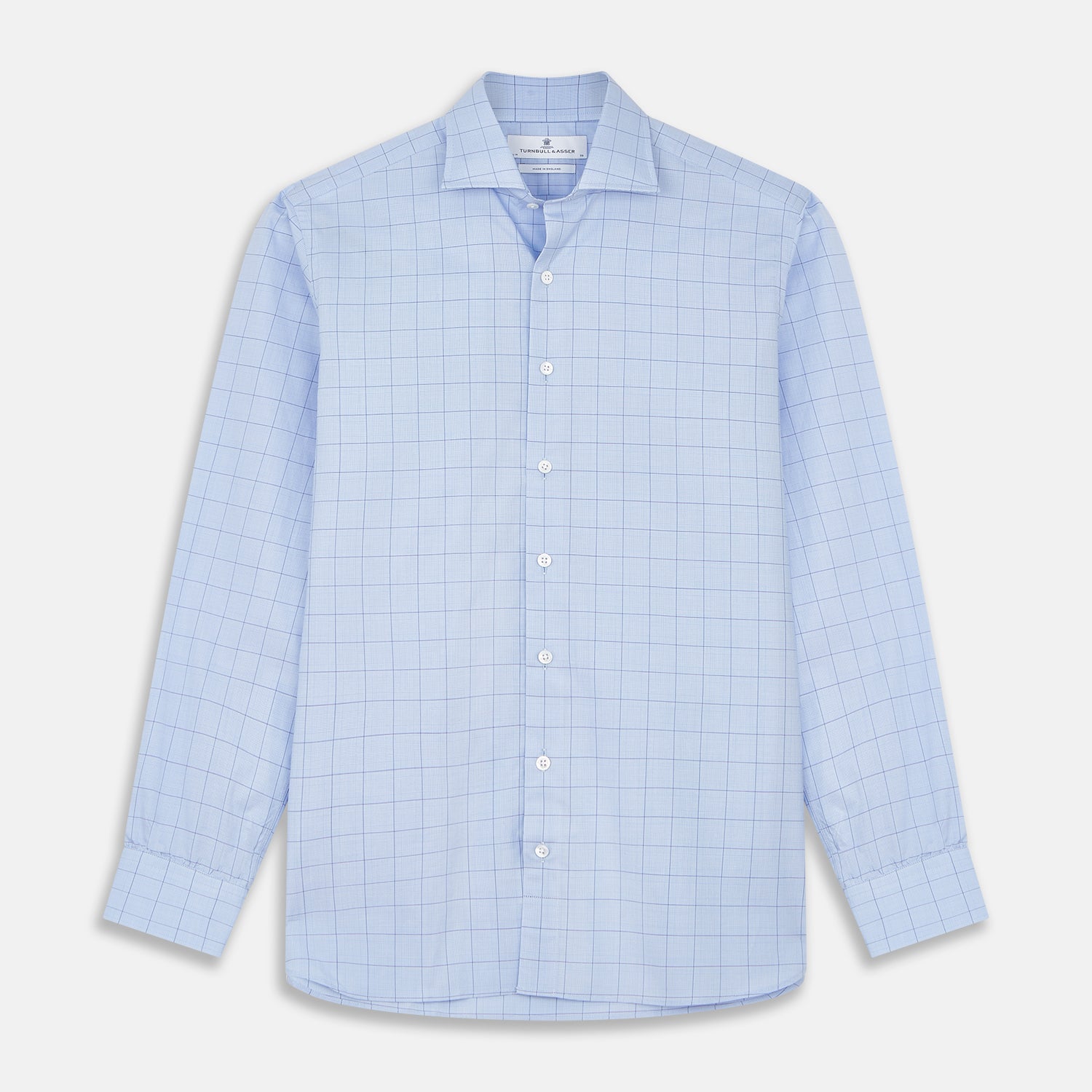 View 1 of product Blue Prince of Wales Check Mayfair Shirt