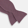 View 2 of product Indies Red Floral Square-Print Silk Bow Tie