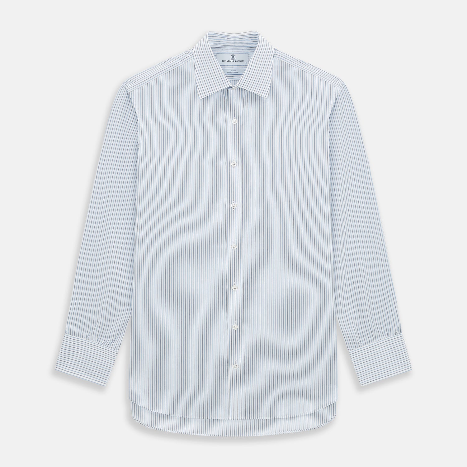 View 1 of product Navy and Blue Shadow Stripe Mayfair Shirt