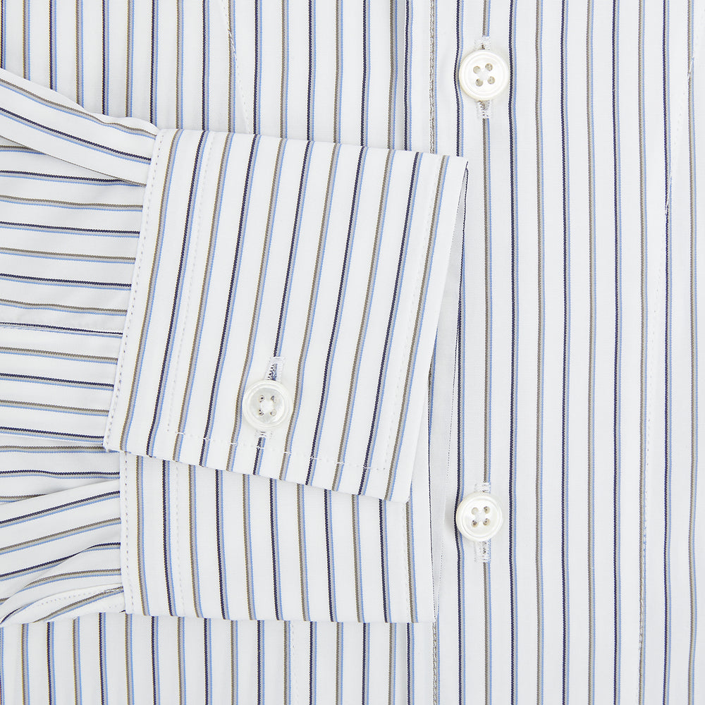 Brown Multi Stripe Quarzo Nightshirt