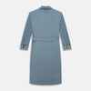 View 3 of product Blue Stripe Collar Cotton Twill Gown