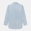 View 3 of product Sky Blue Micro Graph Check Mayfair Shirt