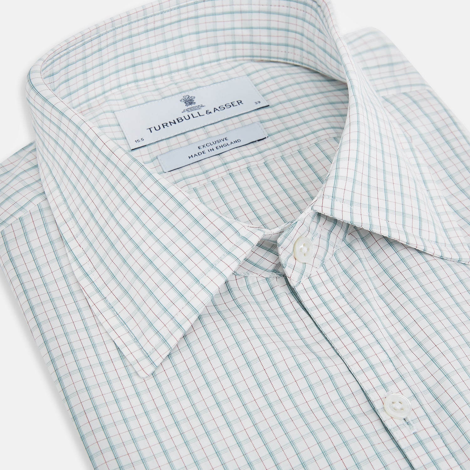 View 2 of product Turquoise and Red Multi Check Westminster Shirt