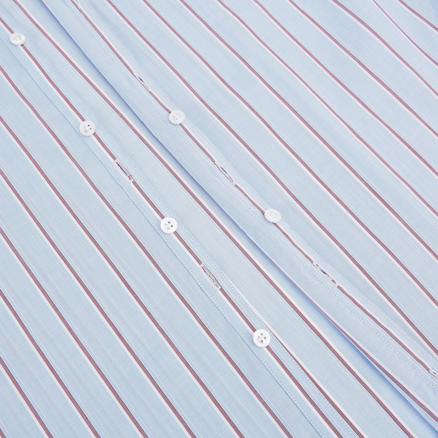 Image 7 of product Blue and Burgundy Multi-Stripe Westminster Shirt