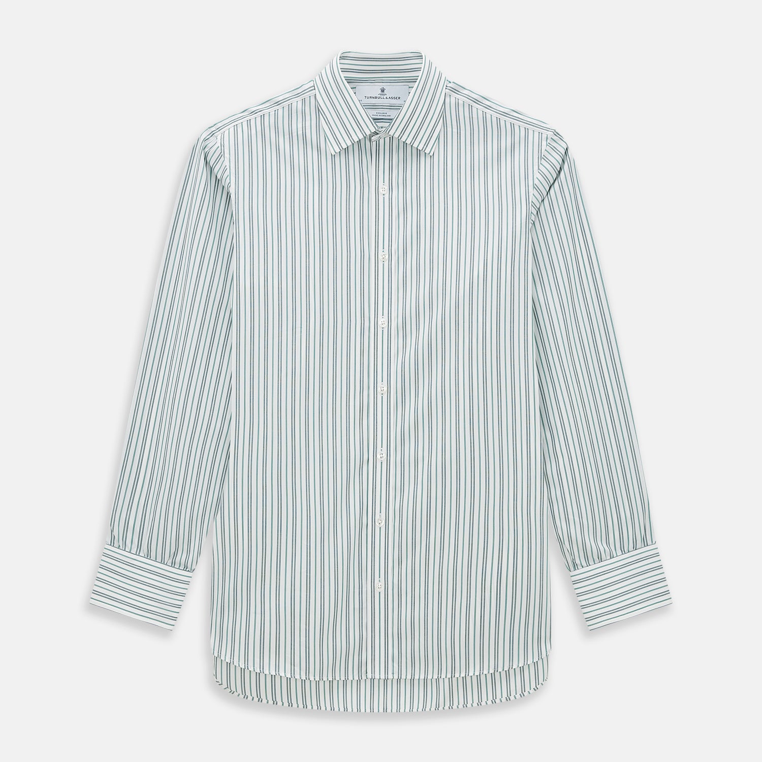 View 1 of product Forest Green Multi Stripe Mayfair Shirt